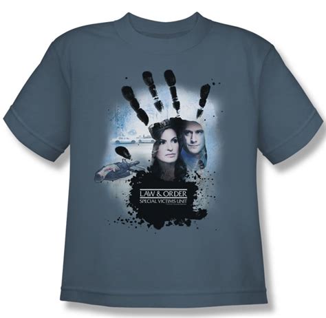 Law And Order Svu Shirt Kids Hand Slate Youth Tee T Shirt Law And Order