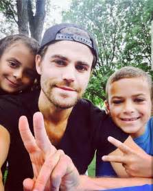 Paul With His Niece And Nephew