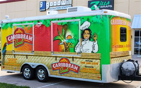 Caribbean Food Truck Food Truck Design Food Truck Food Vans