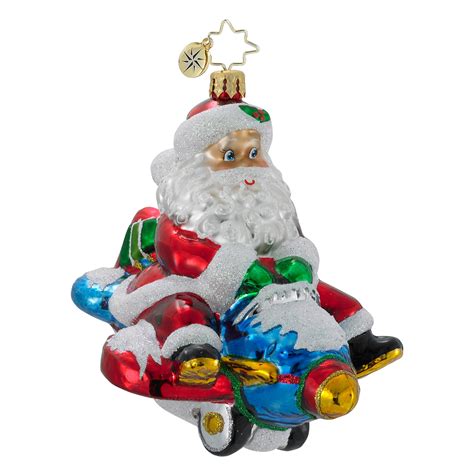 Maybe you would like to learn more about one of these? Jet Set Santa Ornament by Christopher Radko