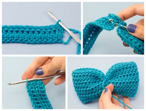 Hopeful Honey | Craft, Crochet, Create: Bluebell Headband & Bow Crochet ...