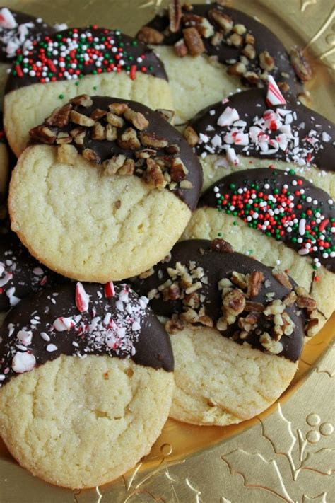 chocolate dipped sugar cookies recipe