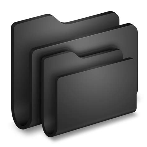 Folders Black Folder Vector Icons Free Download In Svg Png Format