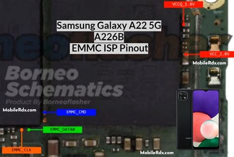 Samsung Galaxy A G A B Emmc Isp Pinout Test Point Image