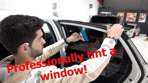 How To Tint A Window Window Tinting Tutorial Youtube
