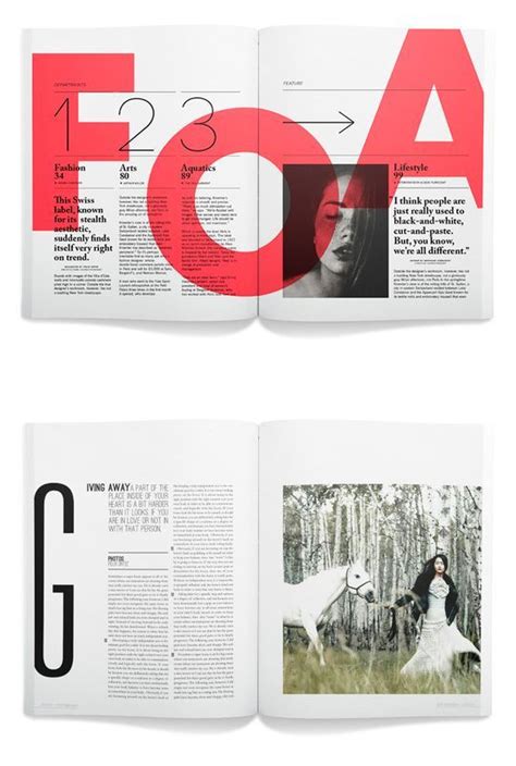 Typography Magazine Graphic Design Editorial Design Layout Magazine