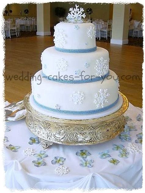 Snowflake Wedding Cake Decorated Cake By Wedding Cakes Cakesdecor
