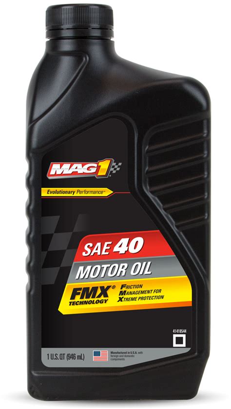 Mag 1 Sae 40 Motor Oil Mag 1