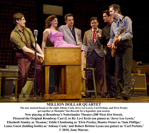 Reflections In The Light Broadway Theater Review Million Dollar Quartet