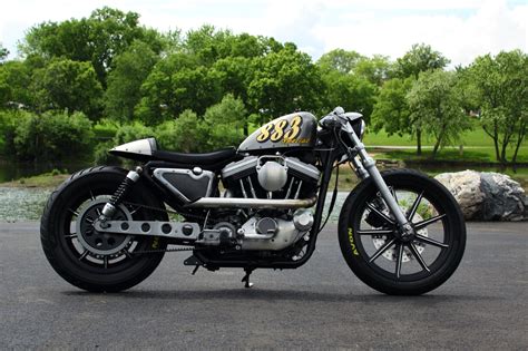 More shots of the harley sportster 883 cafe racer by passion 4 custom i posted earlier today from photographer simone flash benedetti. Sportster Cafe Racer 883R on Pinterest | Iron 883, Cafe ...