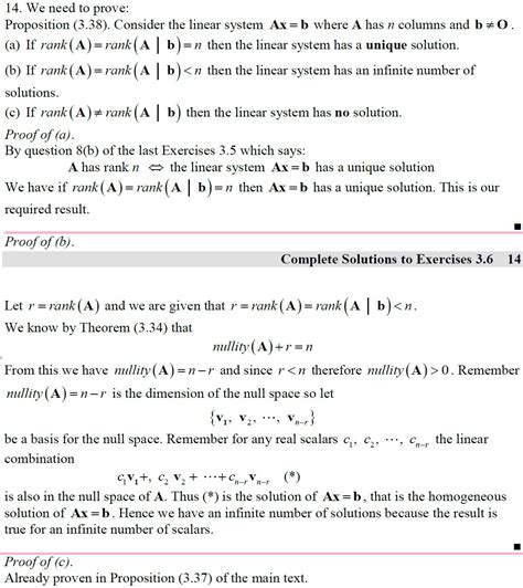 Linear Algebra In Axb If A Is Not Invertible There Are No Solutions Or Infinity How To