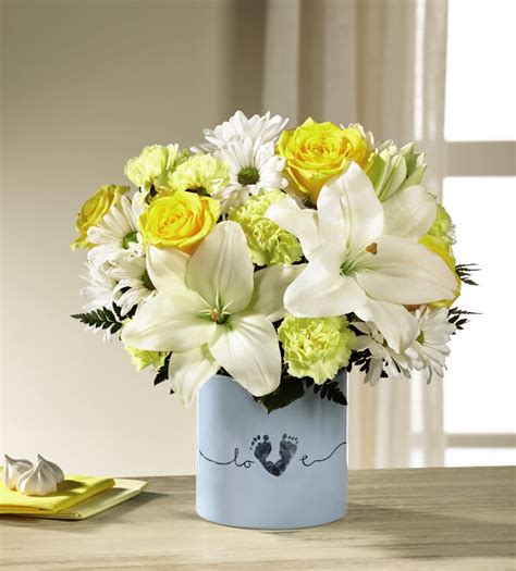 Send expertly styled bouquets and floral arrangements to welcome the new bundle of joy at the hospital, or celebrate a baby shower. The FTD® Tiny Miracle™ New Baby Boy Bouquet in Cherry Hill ...