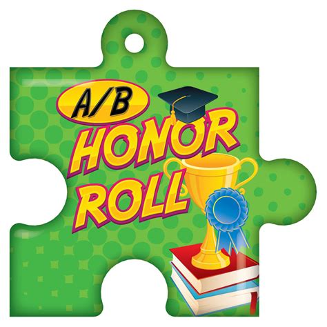 Ab Honor Roll Puzzle Brag Tags