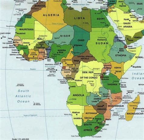 Political Map Of Africa With Capitals Hot Sex Picture