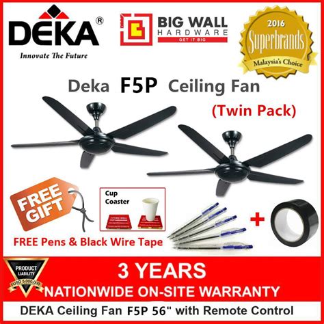 All fans i own or have ever owned are this way. Deka F5P Ceiling Fan High Air-Flow Design with Remote ...