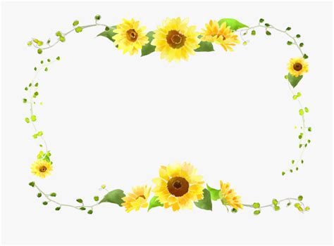 Free Free 288 Sunflower Border Clipart Free SVG PNG EPS DXF File