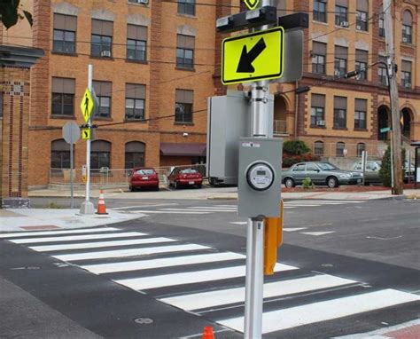 Crosswalk Lights In Pawtucket Rhode Island Installed To Improve Safety