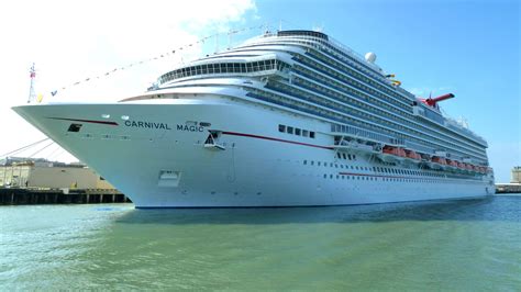 Carnival Magic Cruise Ship On Green Sea 4k Hd Cruise Ship Wallpapers