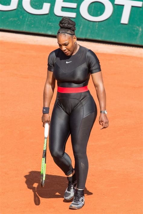 Including some excellent bike shorts worn. Serena Williams - French Open Tennis Tournament in Paris ...
