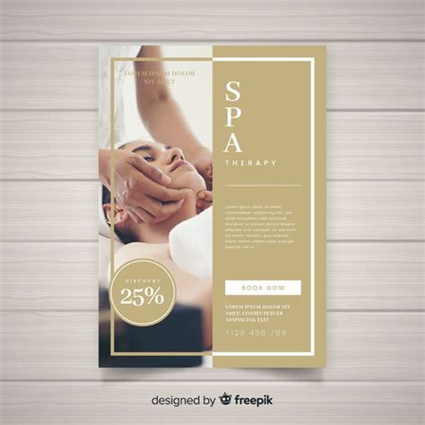 Free Spa Flyer Template Nohatcc