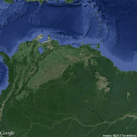 Mapa De Venezuela Satelital