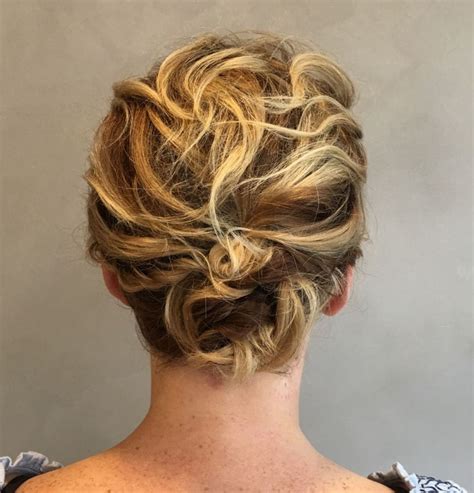 60 Gorgeous Updos For Short Hair That Look Totally Stunning Messy
