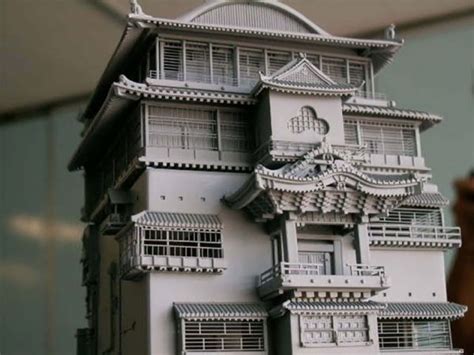 Incredible Spirited Away Bath House Modeled By Japanese Sculptor