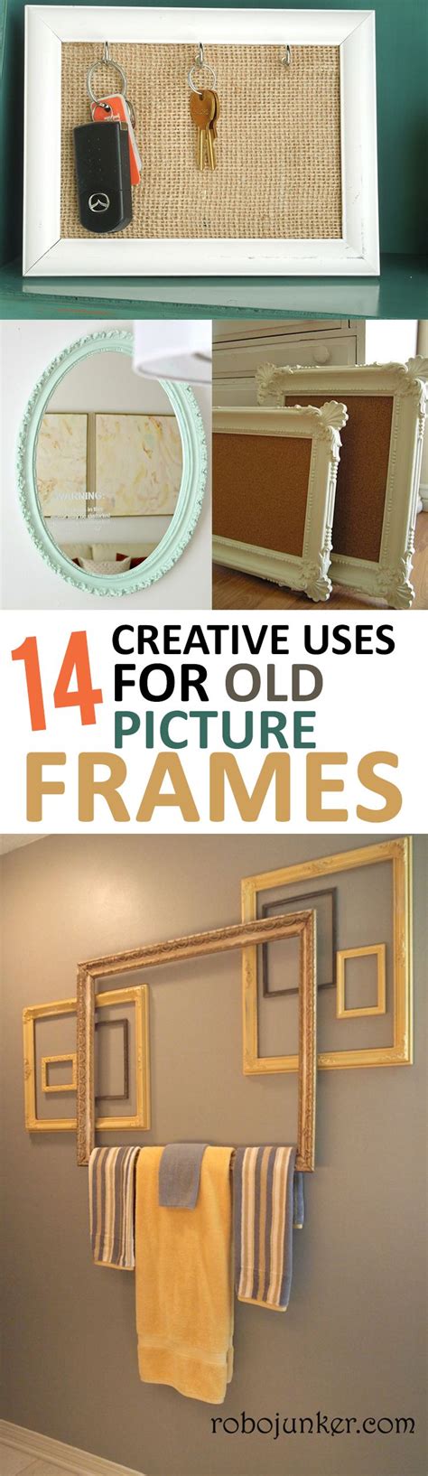 16 diy picture frames try your hand at these beautiful do it yourself picture frames that will add… 14 Creative Uses for Old Picture Frames | Old picture frames, Home diy, Frame crafts