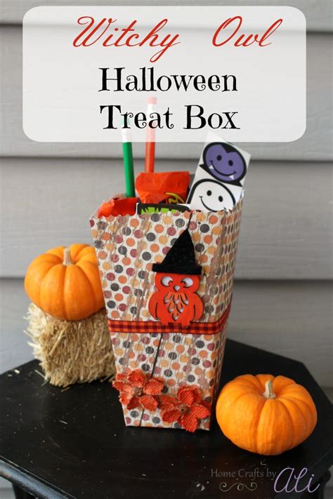 Witchy Owl Halloween Treat Box Home Crafts By Ali