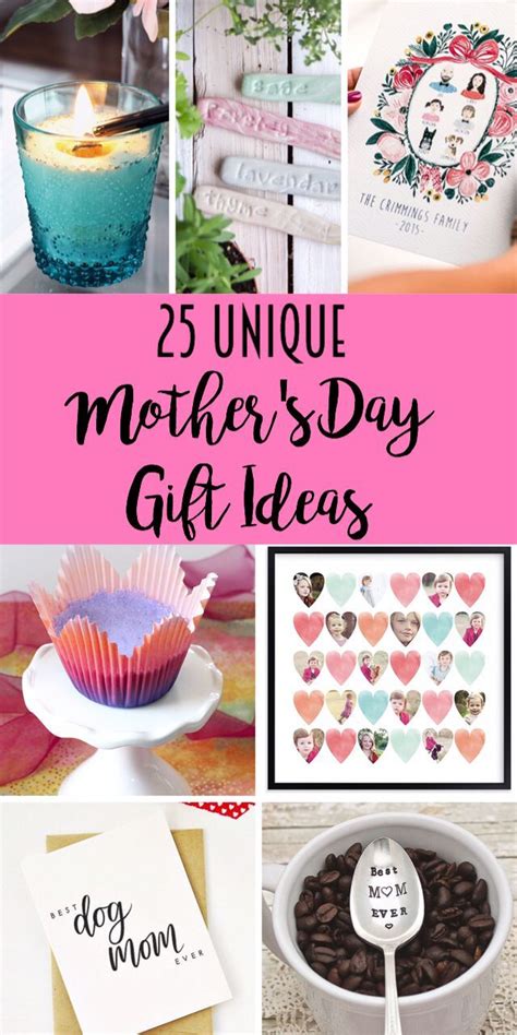 If you're stumped for mother's day gift ideas, you've come to the right place. 25 Unique Gift Ideas for Mom | Diy mothers day gifts ...