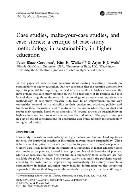 When you do this, you'd have to study a phenomenon or issue from a the process is more important. (PDF) Case studies, make-your-case studies, and case ...