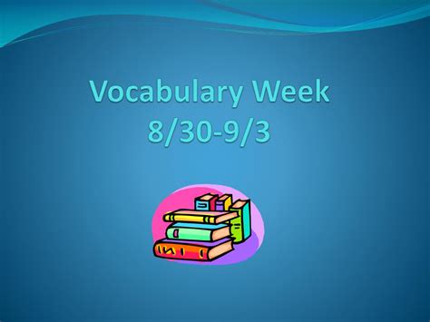 Ppt Vocabulary Week 830 93 Powerpoint Presentation Free Download