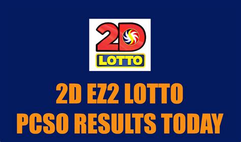 Get more details and updates on the pcso lottery games here. 2D EZ2 Lotto Results for Today, October 10, 2020 Saturday ...