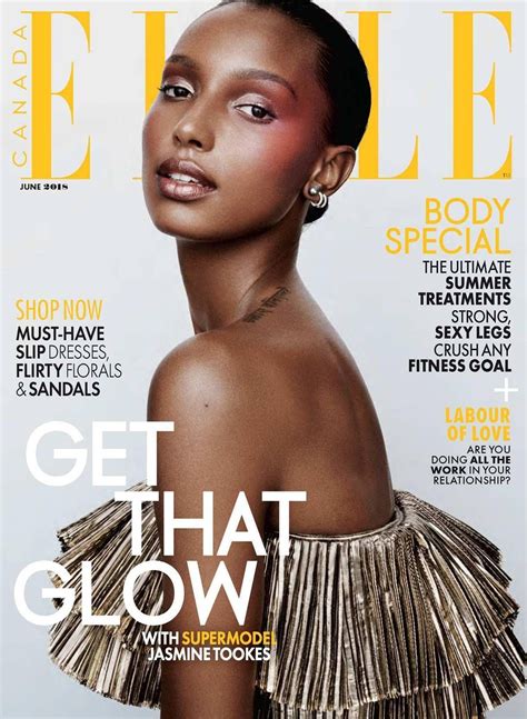 Jasmine Tookes Fashion Magazine Cover Fashion Cover Elle Magazine