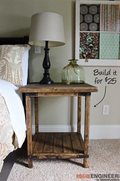 Simple Square Side Table Free Diy Plans Rogue Engineer Bedside