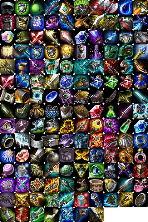 League Of Legends Item Icons