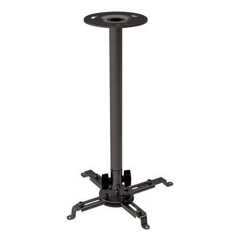 Black Adjustable Projector Ceiling Mount Bracket ...