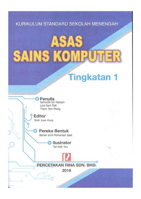 Dalam bahasa indonesia, jika ada orang mengucapkan terima kasih, biasanya akan dibalas atau dijawab dengan: Buku Teks Asas Sains Komputer Tingkatan 2 Download