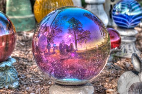 Reflection In A Glass Ball Taken In Grantville Kansas Hd Flickr