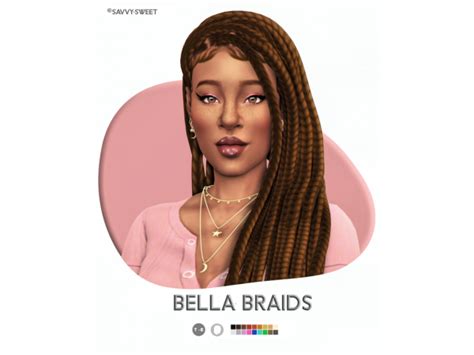 Bella Braids By Savvy Sweet The Sims 4 Artofit