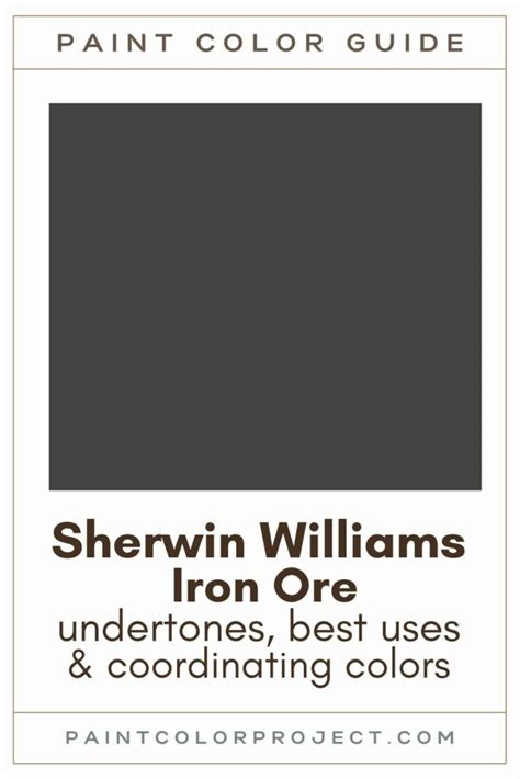 Sherwin Williams Iron Ore A Complete Color Review The Paint Color