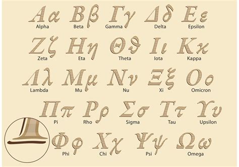 Classic Greek Alphabet Vector Pack Download Free Vector Art Stock