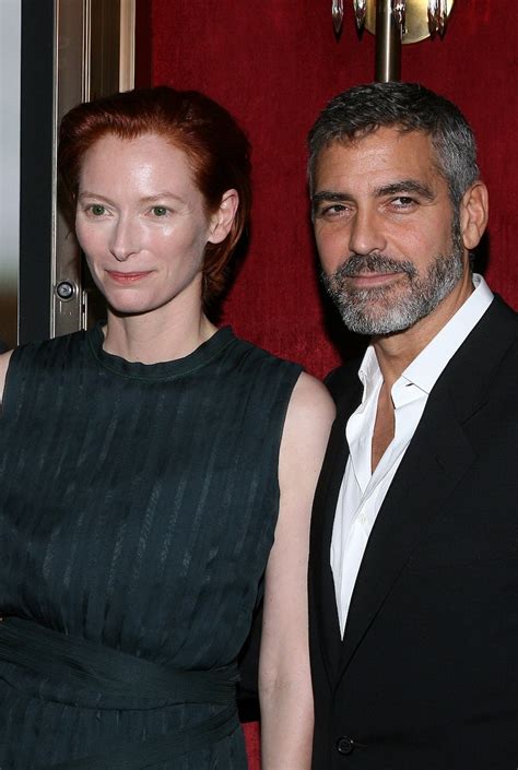 Tilda Swinton Teases George Clooney For Having Twins In A Playful