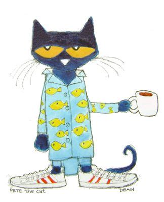 Find gifs with the latest and newest hashtags! Library of cat in pajamas graphic black and white stock ...