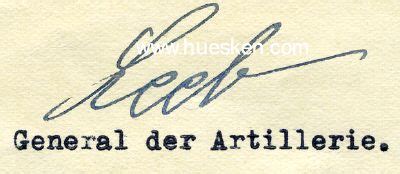 LEEB AUTOGRAPHEN HEER Autographen André Hüsken Militaria