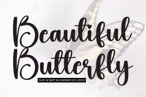 Beautiful Butterfly Font By Creativewhitee Creative Fabrica