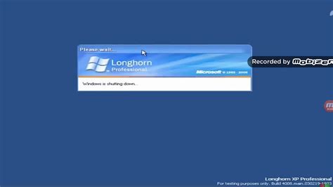 Windows Longhorn Shutdown Sound Youtube