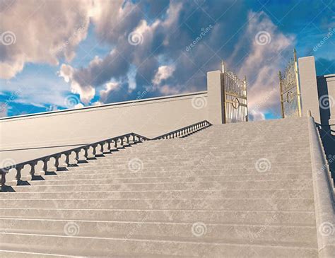 Stairway To The Heavens Stock Illustration Illustration Of Paradise