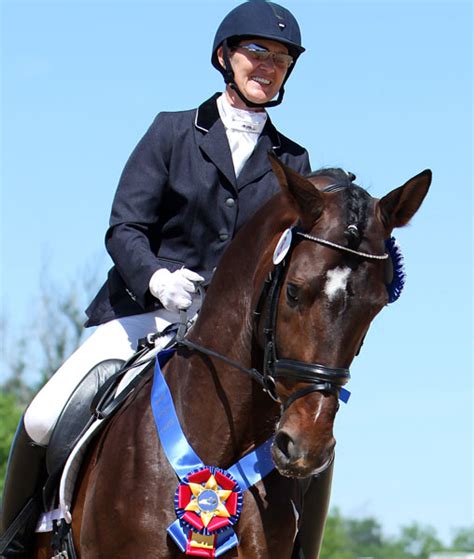 Angela Jacksons Journey To Young Horse Trainer And Rider Dressage News