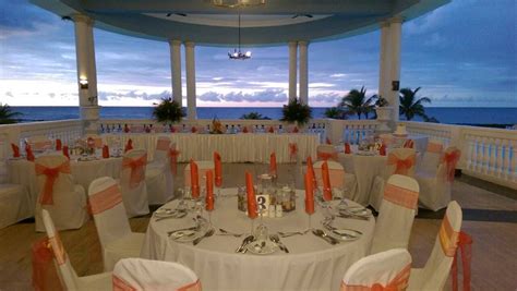 Grand Palladium Jamaica Private Dinner At The Blue Lagoon Decorated In The Tropical Paradise